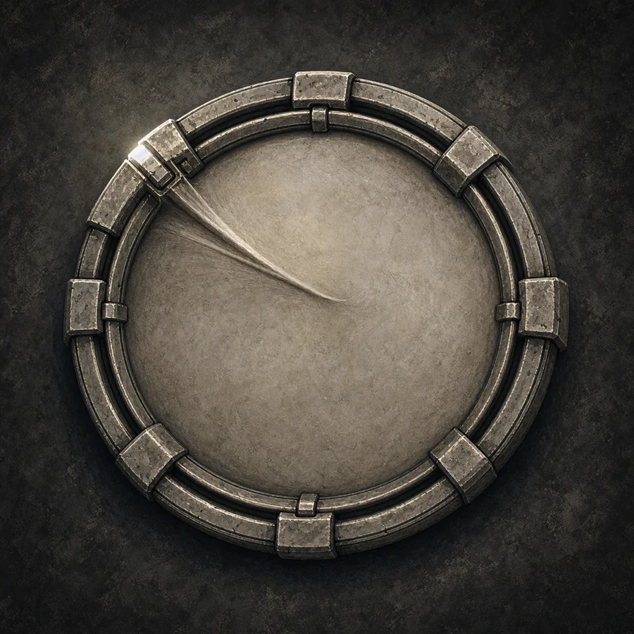 A glowing artifact from the world of RELAY